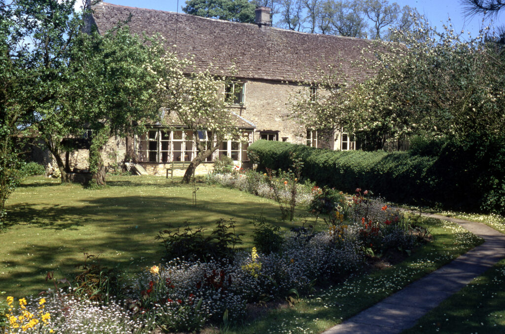 David’s boyhood home and part of the garden.